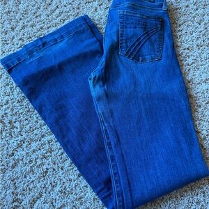 7 For All Mankind Dark Blue Flare Jeans